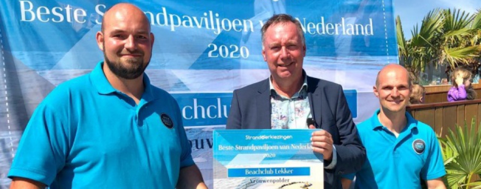 Beachclub Lekker uit Vrouwenpolder Beste Paviljoen van 2020