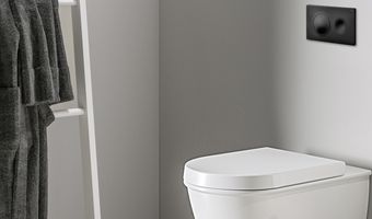 WC-bedieningsplaten nu ook in trendkleur matzwart