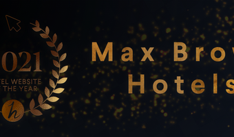 Max Brown Hotels winnaar 'Hotel Website of the Year 2021'