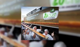 Record langste saucijzenbroodje