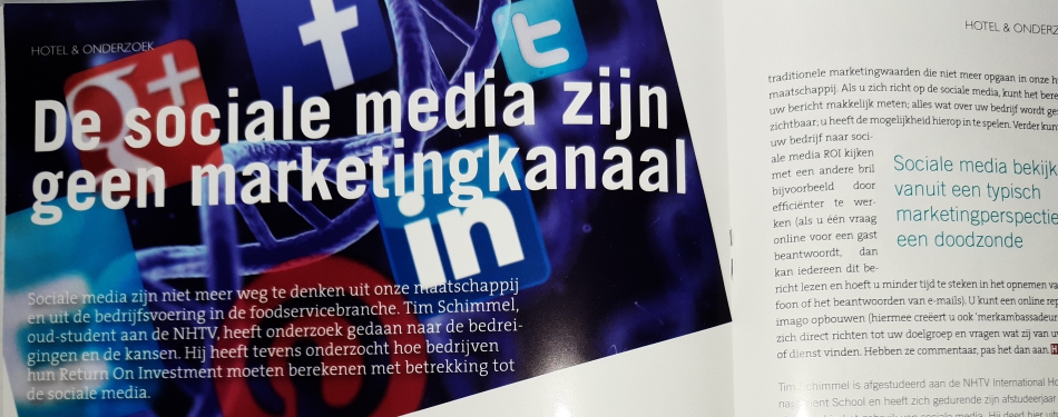 De sociale media zijn geen marketingkanaal