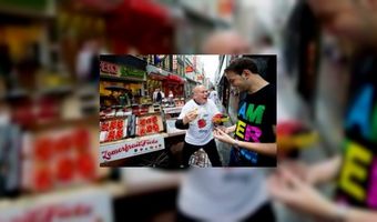 Pierre Wind laat mensen naar fruit 'snacken'