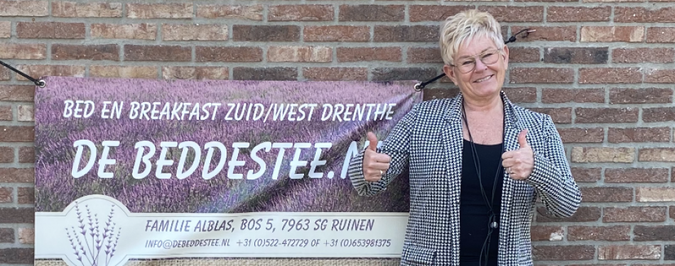 B&B De Beddestee; een Drents gastenverblijf aan de rand van het brinkdorp Ruinen