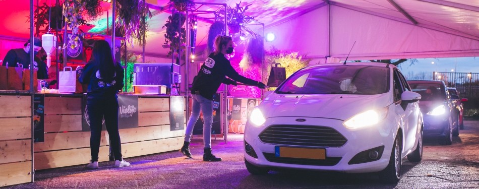 Blokje om voor vegan cheeseburger in pop-up teststraat 