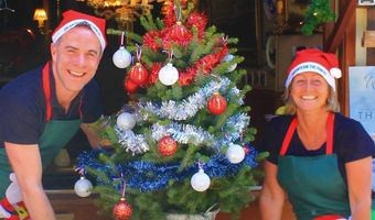 Amsterdams restaurant week lang in kerstsferen, ondanks de warmte