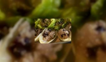 Resttomaten en oesterzwamburgers