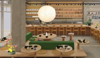 Artist impressions: Nieuwe Japanse tapasbar en matcha-café opent in Rotterdam Centrum