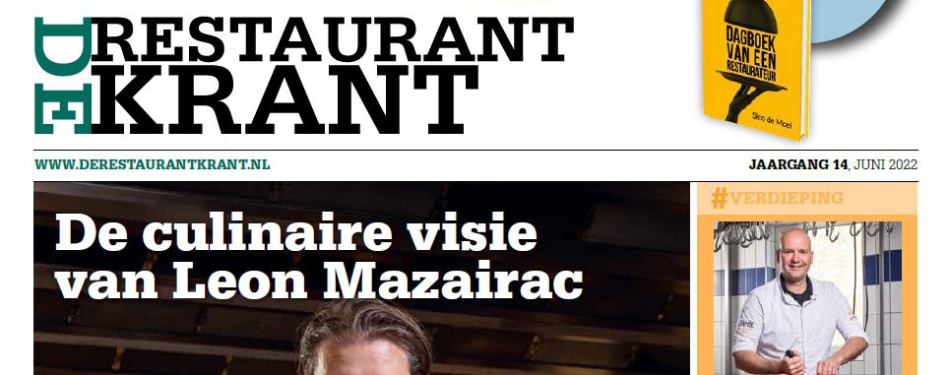 Download hier de nieuwste editie van De RestaurantKrant