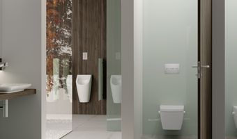 Vele hygiënische designoplossingen voor wc en urinoir