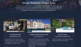 Publieksronde 'Hotel Website of the Year' verkiezing van start