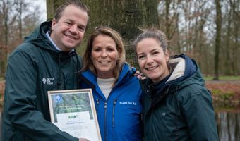 Hoteliers planten samen eerste eigen bos op Landgoed Zuylestein