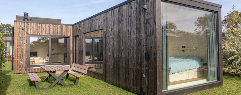 Een EdenShelter als duurzame B&B cabin