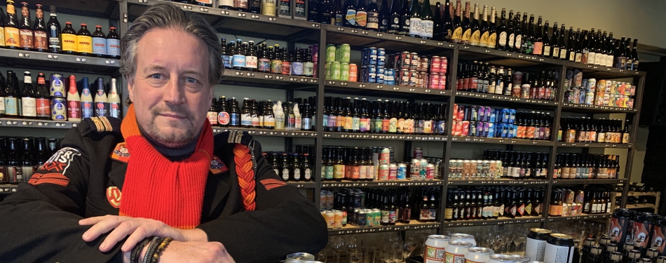 Koos Hartman heeft nu een bierwinkel, groothandel en café