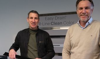 Nieuwe onderhoudsarme douchegoten met kleur van Easy Drain