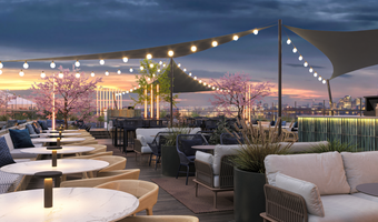 Skybar LuminAir opent deze zomer in DoubleTree by Hilton Amsterdam