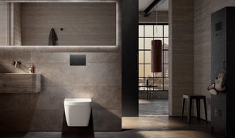 Design in heavy metal met exclusief reliëf: TECEsolid wc-bedieningsplaten