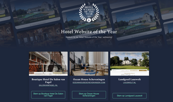 Publieksronde ‘Hotel Website of the Year’ 2024 verkiezing van start