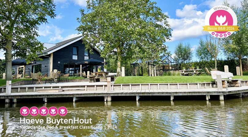 Hoeve BuytenHout verkozen tot ‘Beste Bed & Breakfast van Nederland 2024’