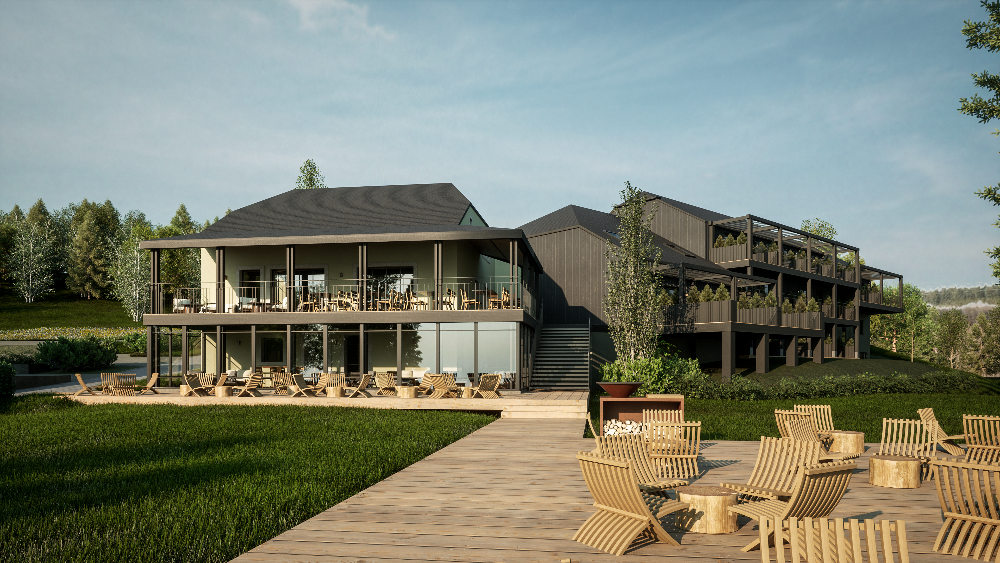 Roompot Hillview Resort Grandvoir opent met 16 hotelkamers en 84 lodges