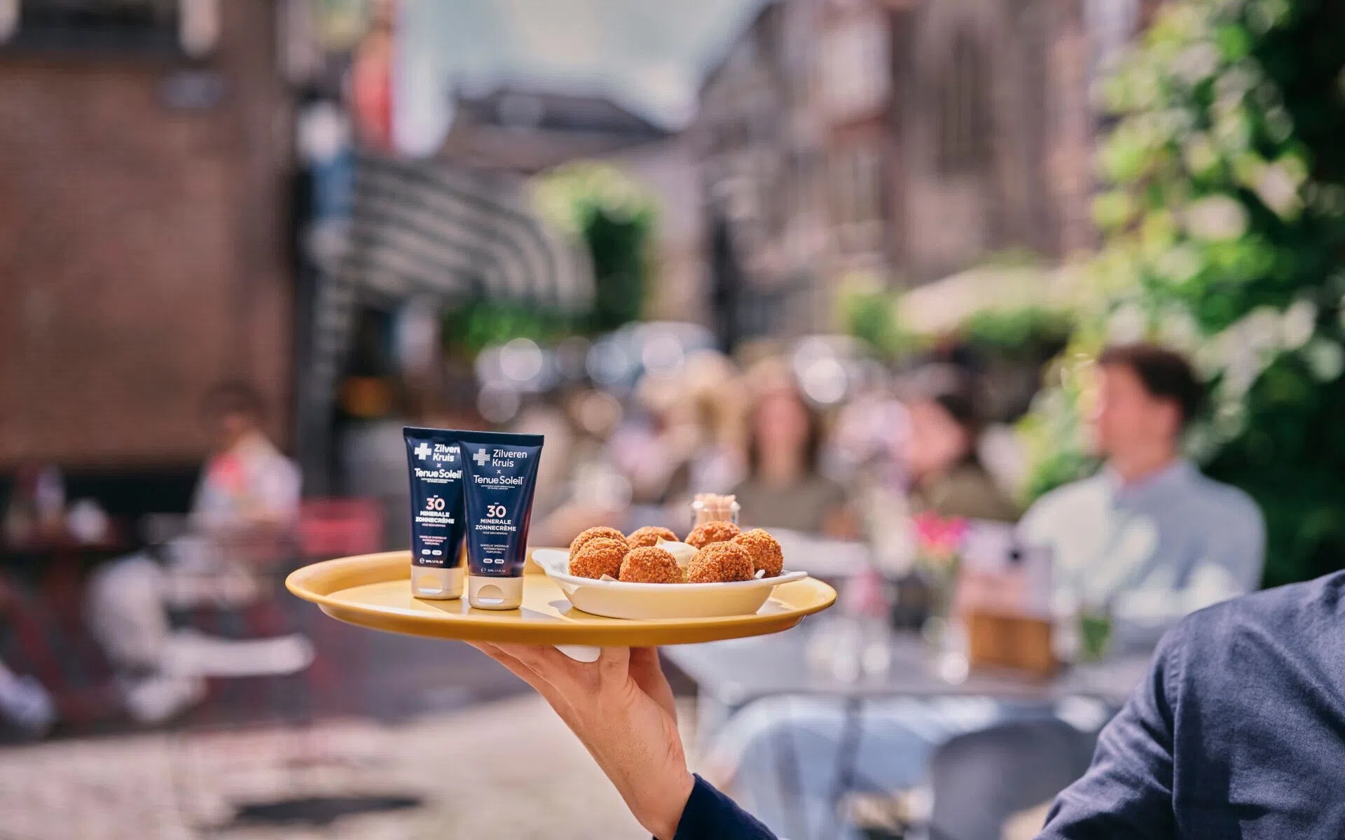 ’t Pantoffeltje in Den Bosch zet zonnebrandcrème op de menukaart