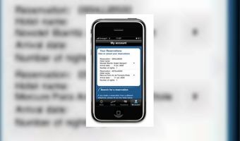 iPhone helpt hotelgast op weg