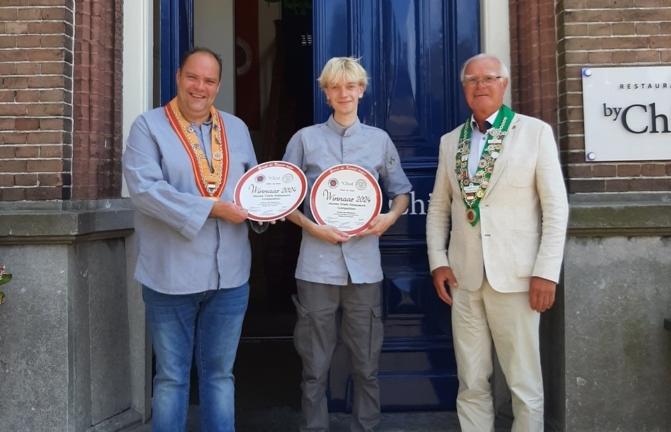 Gerrit de Kiewit Trofee voor Chiel Dohmen van Restaurant By Chiel