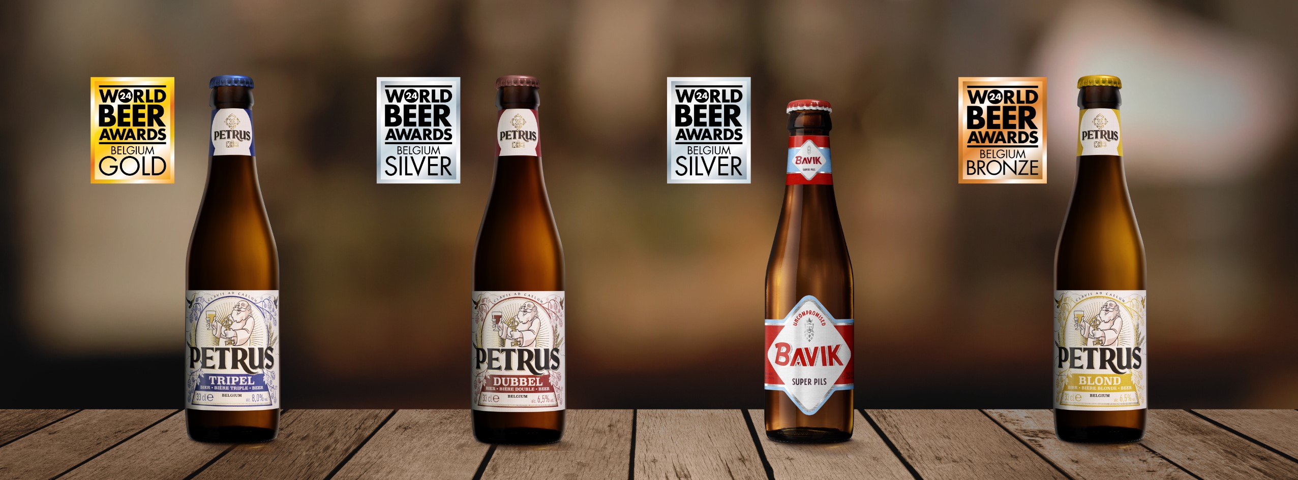 Vier bieren van brouwerij De Brabandere winnen World Beer Awards 2024