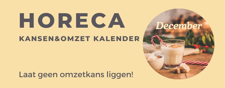 December heeft drie speciale dagen voor restaurants