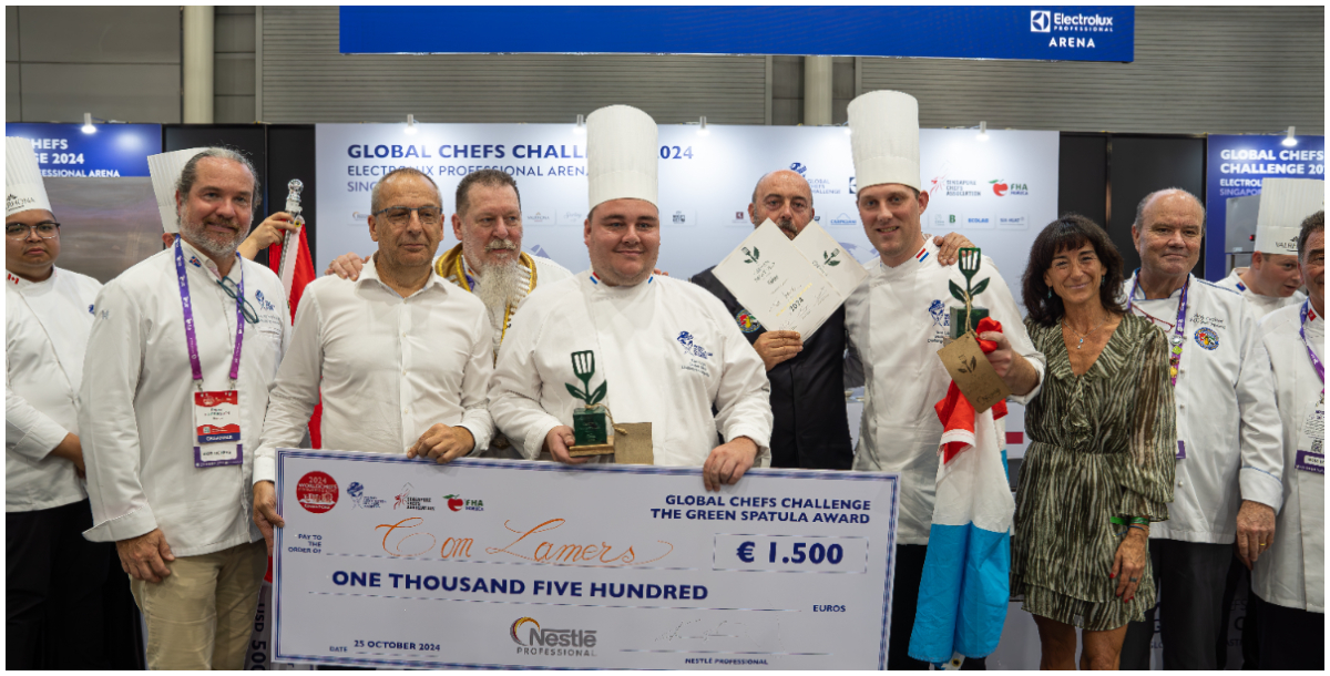 Nederlands Culinair Team wint Zilver en Sustainability Award in Singapore