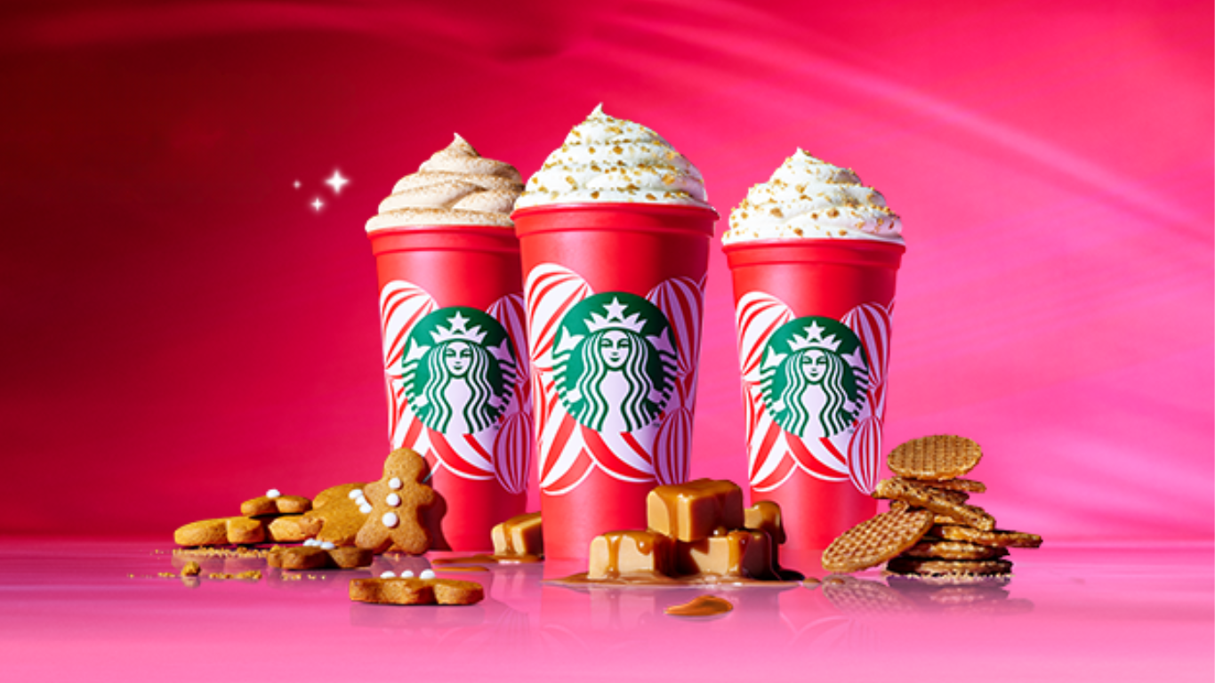 Starbucks introduceert menu voor de feestdagen