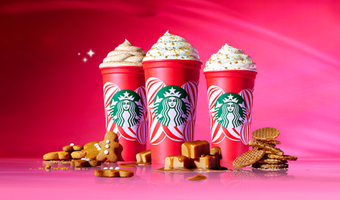 Starbucks introduceert menu voor de feestdagen