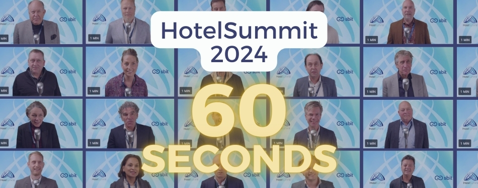 Wilfred Genee en HotelSummit-bezoekers geven snelle antwoorden in 60 seconds