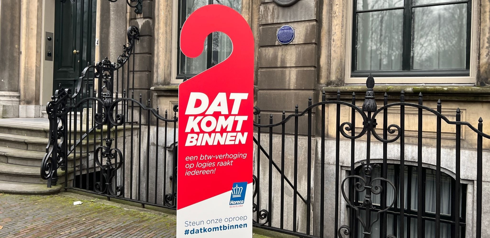 'Dat komt binnen': KHN voert actie tegen btw-verhoging op logies