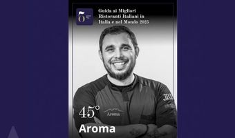 Aroma opnieuw te vinden in top-50 beste Italiaanse restaurants in de wereld