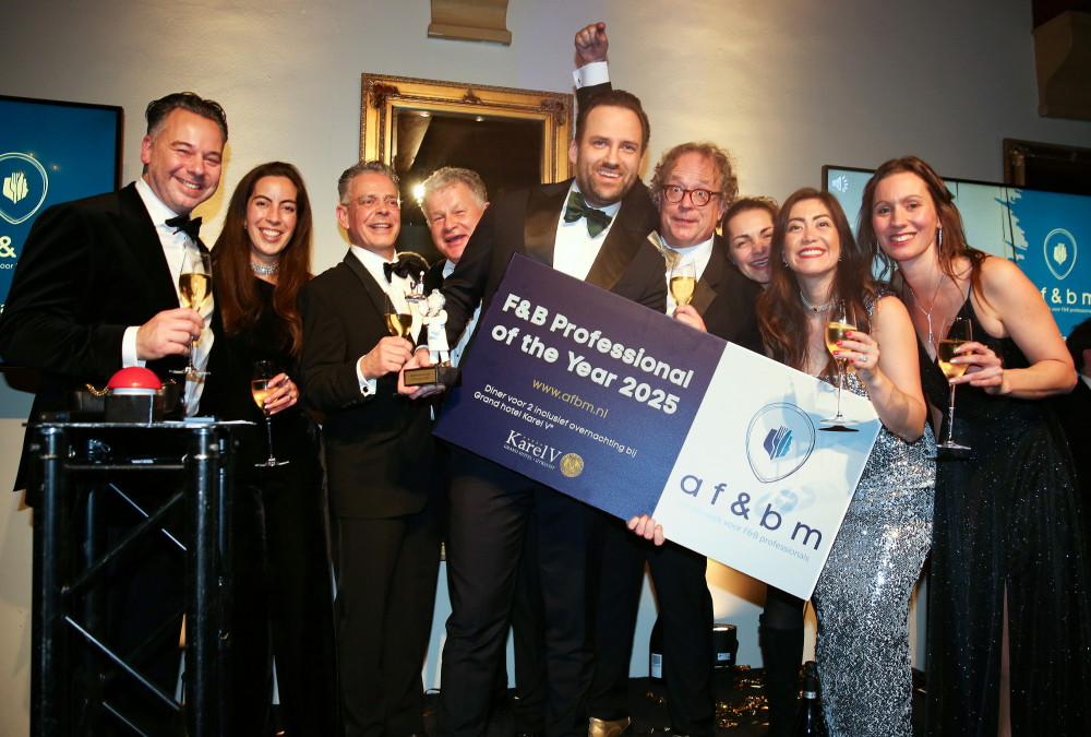 Yaron Jansen wint F&B Professional of the Year Award 2025