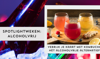 Verrijk je kaart met kombucha, hét alcoholvrije alternatief