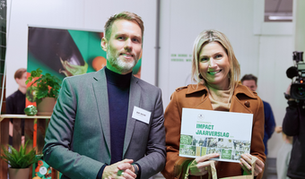 Koningin Máxima bezoekt InstockMarket en luistert naar visie