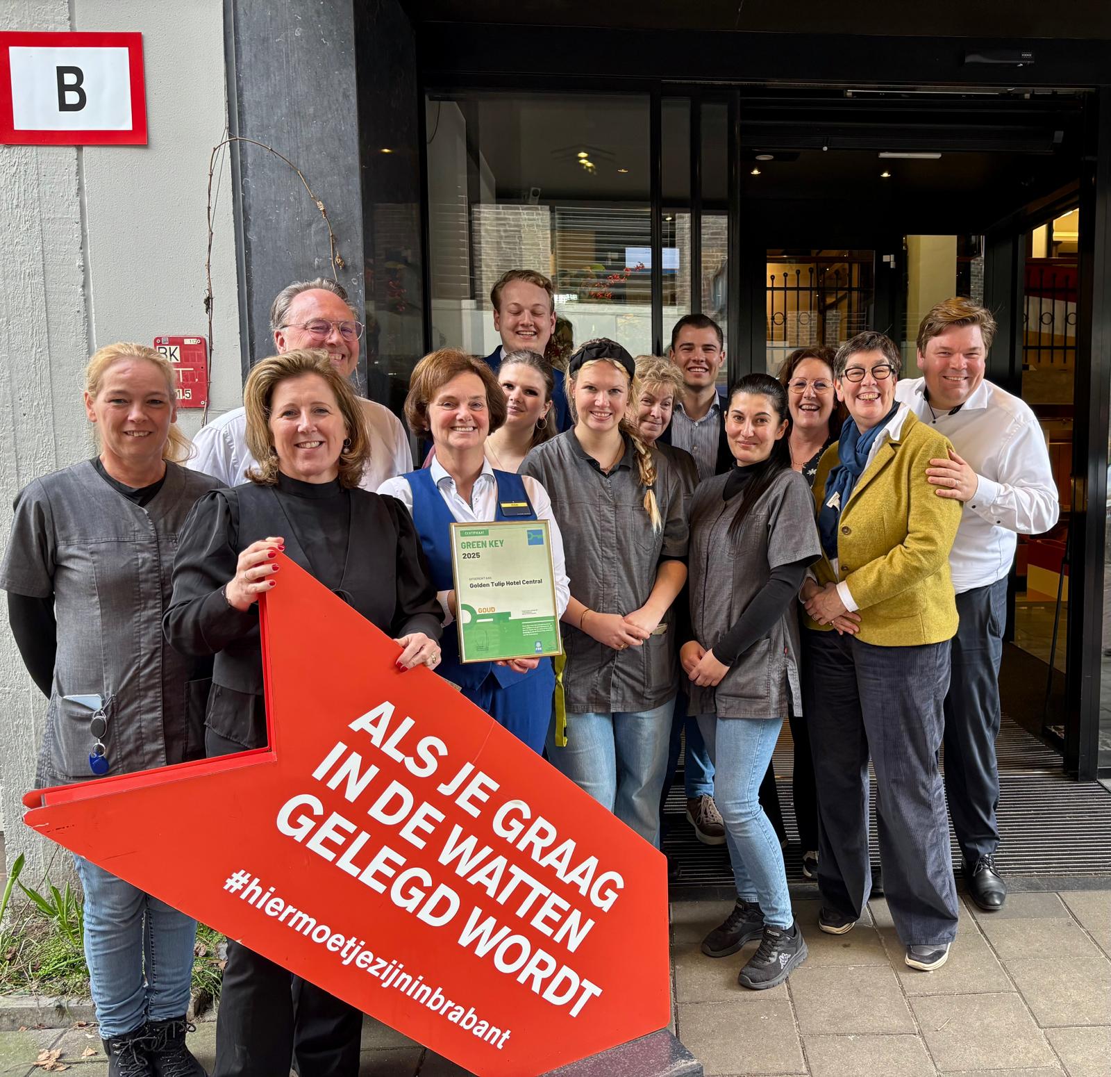 Golden Tulip Hotel Central opnieuw beloond met Gouden Green Key