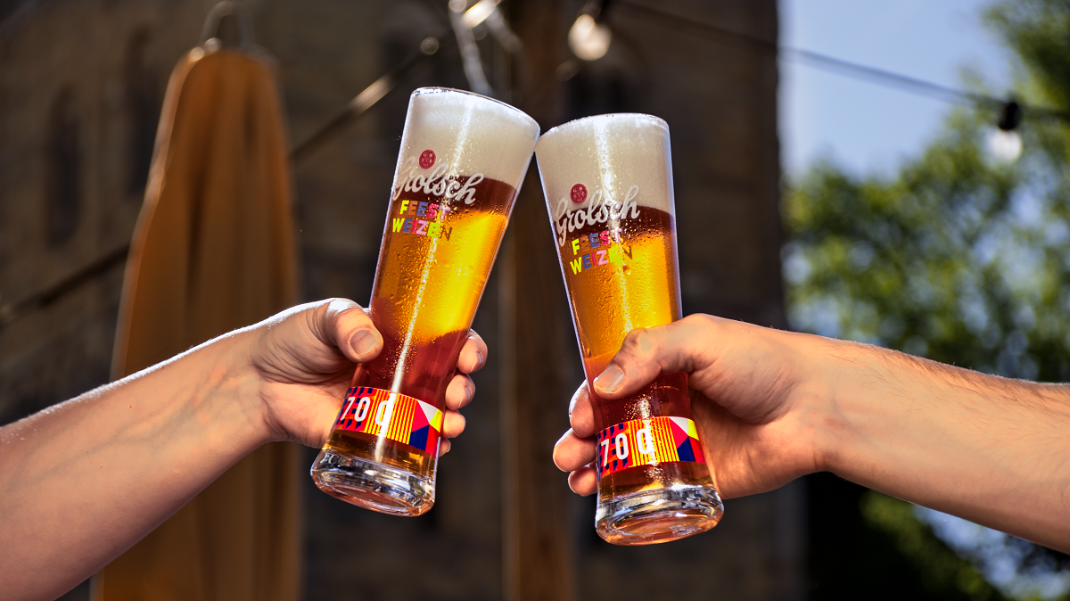 Grolsch viert 700 jaar Enschede met speciaal jubileumbier: Grolsch Feestweizen