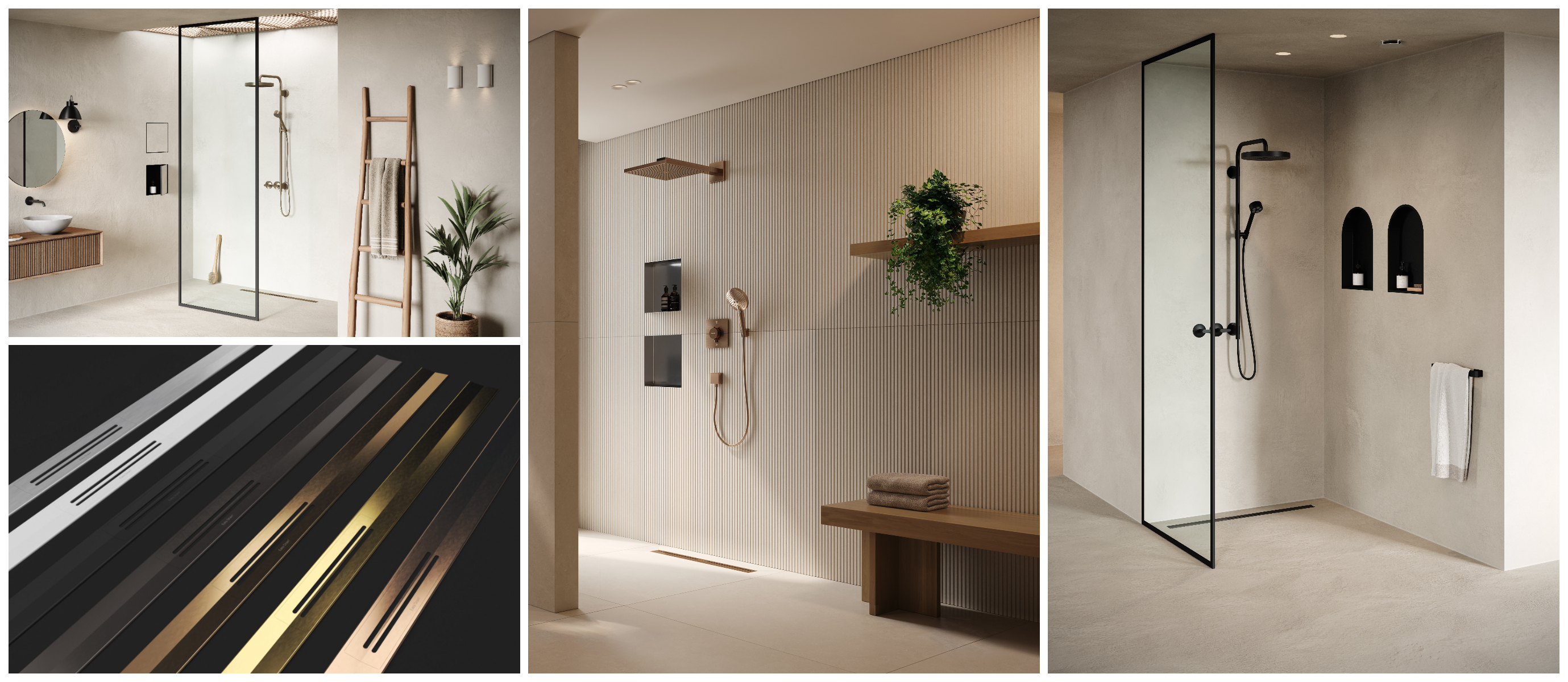 Luxe hotelbadkamer inrichting met Easy Drain