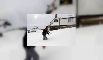 Zeven personen ingesneeuwd in b&b