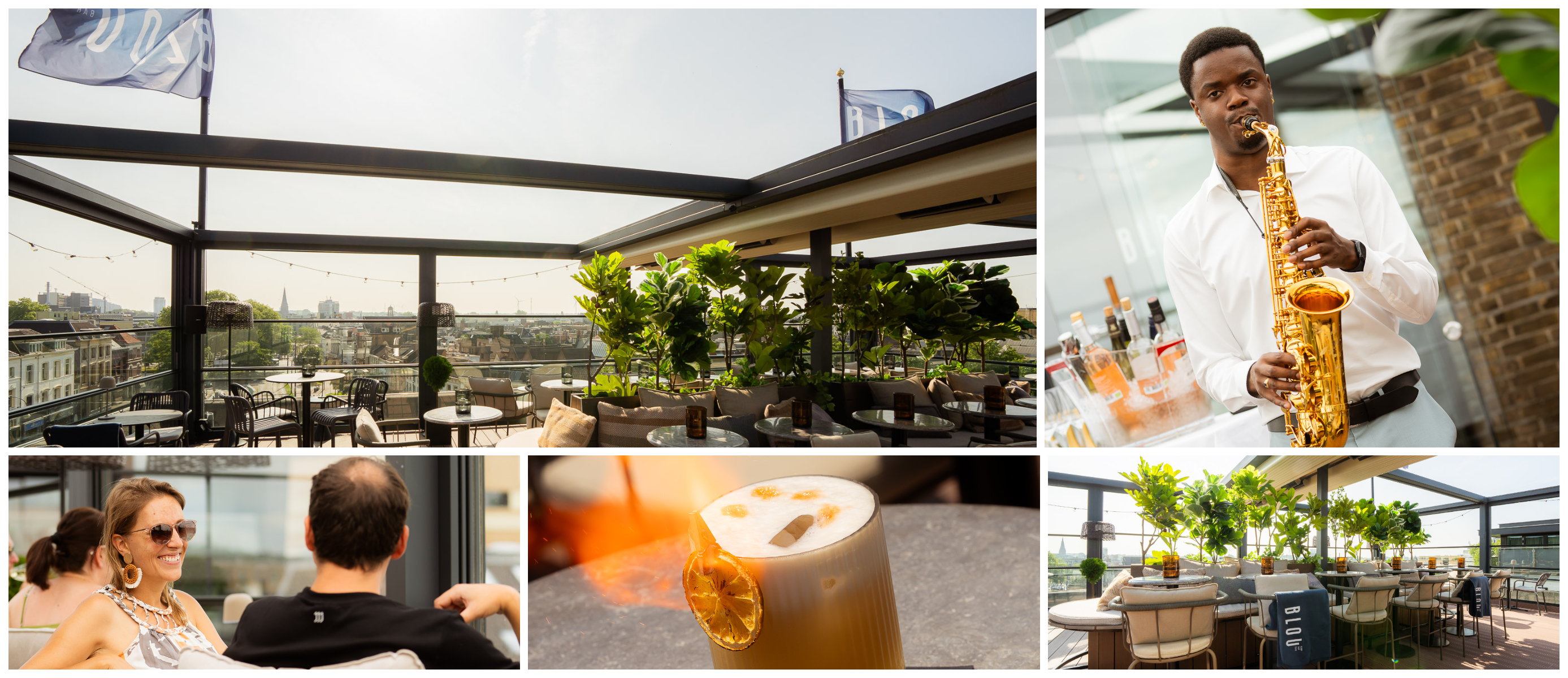 Blou Rooftopbar Bar in Hotel Haarhuis lanceert verrassend nieuw concept
