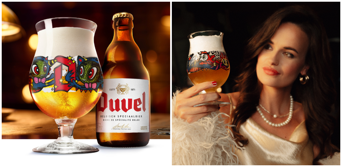 Loes van Delft ontwerpt Duvel designer glas 2025