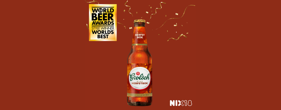 Grolsch sleept wereldtitel Bockbier in de wacht bij World Beer Awards
