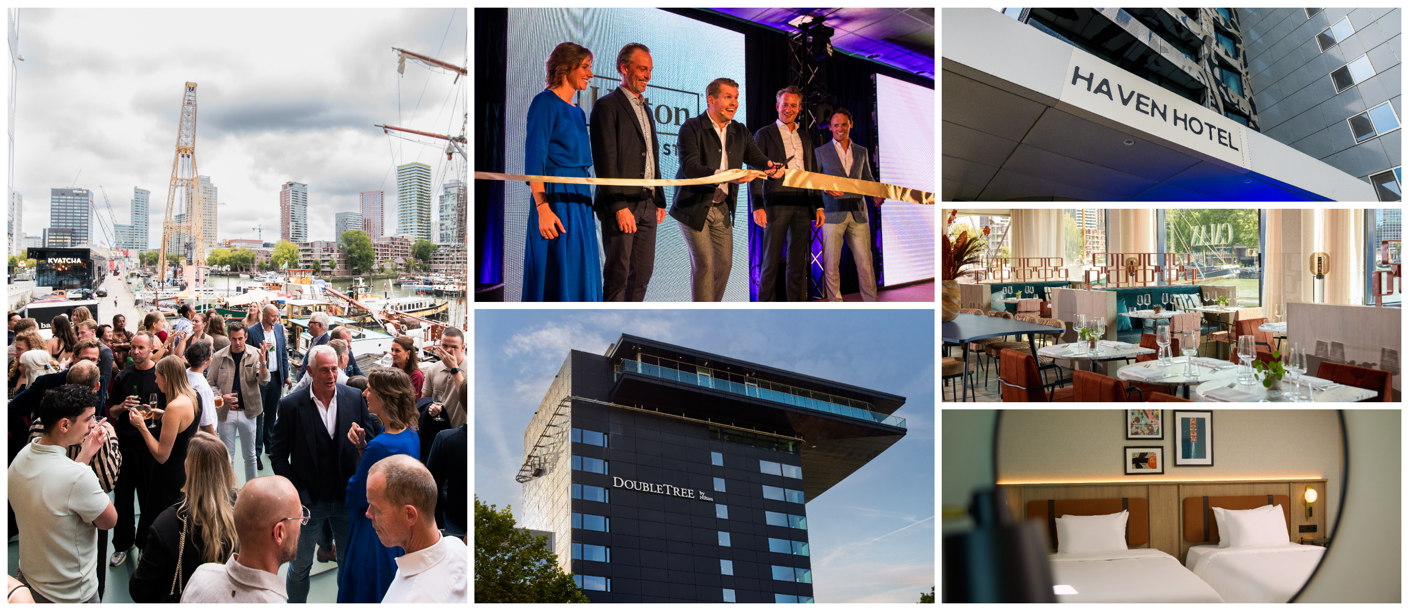 DoubleTree by Hilton Rotterdam Centre en Haven Hotel Rotterdam officieel geopend
