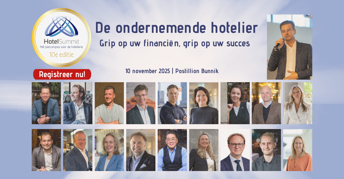 U heeft nog slechts één week om te registreren voor HotelSummit 2025!