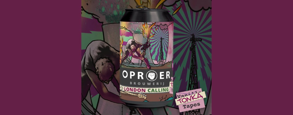 Utrechtse brouwerij Oproer lanceert London Calling Tonka Tapes