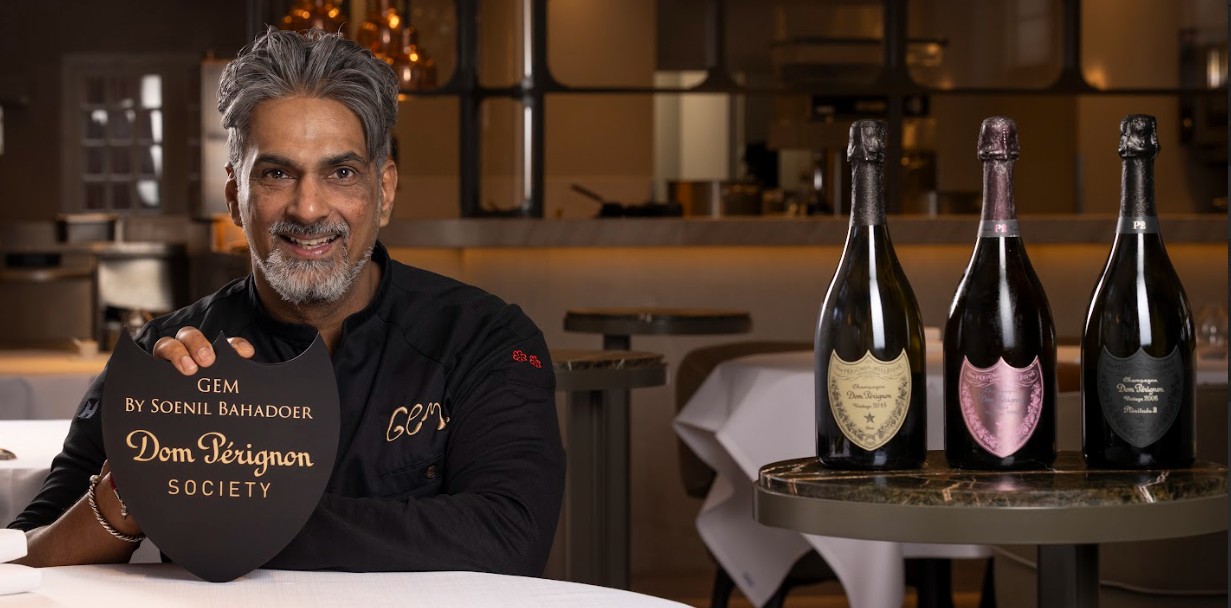 Sterrenchef Soenil Bahadoer is de eerste Nederlandse chef in Dom Pérignon Society