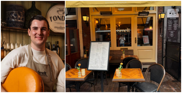 "Gasten bestellen voor lunch fondue en een glas wijn, en blijven lekker zitten"