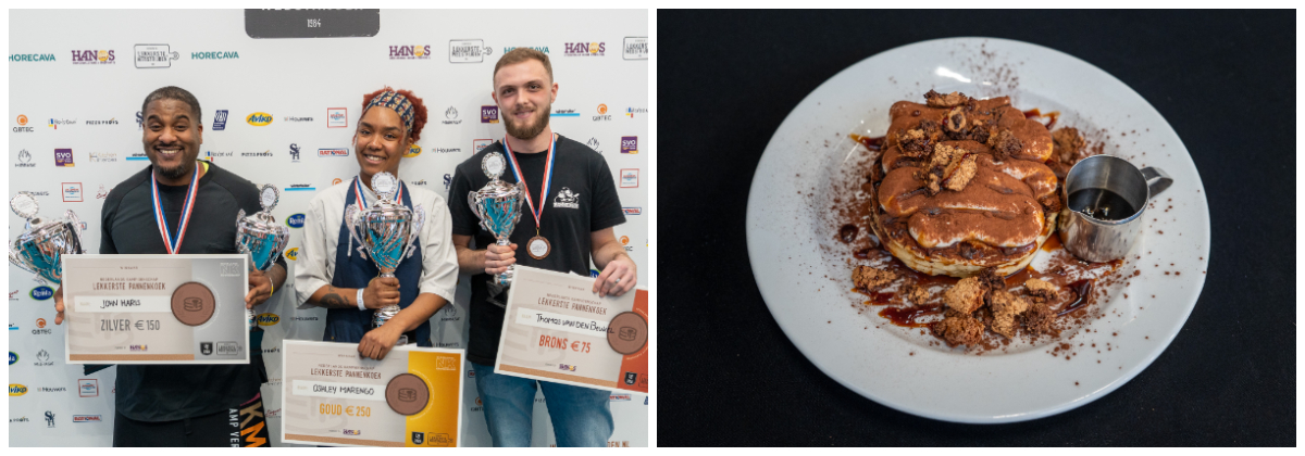 Ashley Marengo is de grote winnaar van NK Lekkerste Pannenkoek